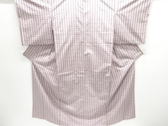 JAPANESE KIMONO / YONEZAWA TSUMUGI / WOVEN GRID